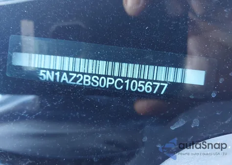 2023 Nissan Murano Sv Intelligent Awd z USA, uszkodzony, nr VIN 5N1AZ2BS0PC105677